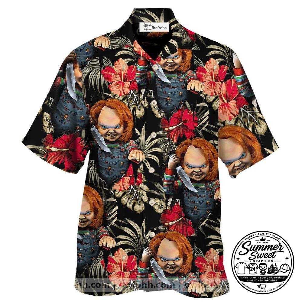 Chucky Scary Tropical Hawaiian Shirt for Men and Women
