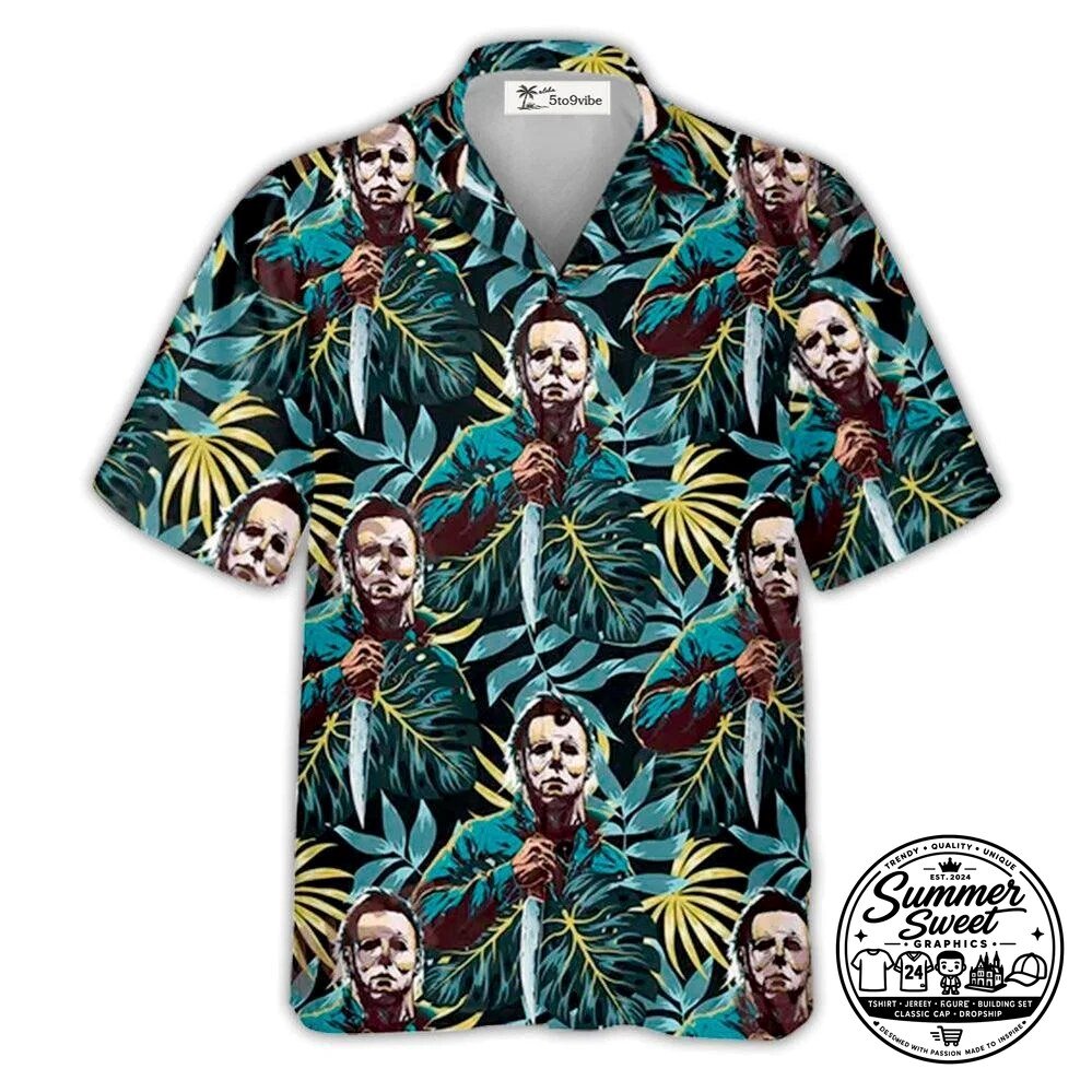 Michael Myers Halloween Horror Tropical Hawaiian Shirt