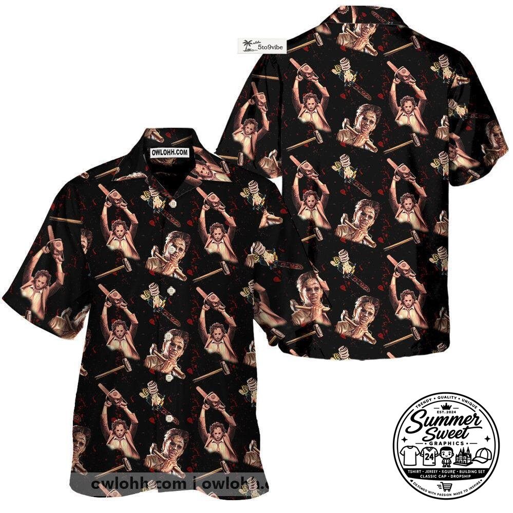 The Texas Chainsaw Massacre Horror Movie Halloween Hawaiian Shirt