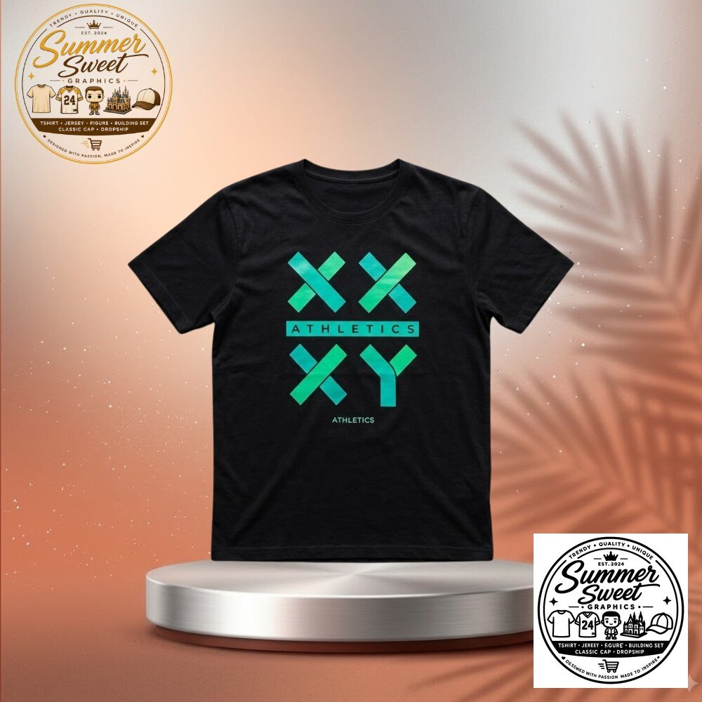 XX XY Athletics Black Cotton T-Shirt