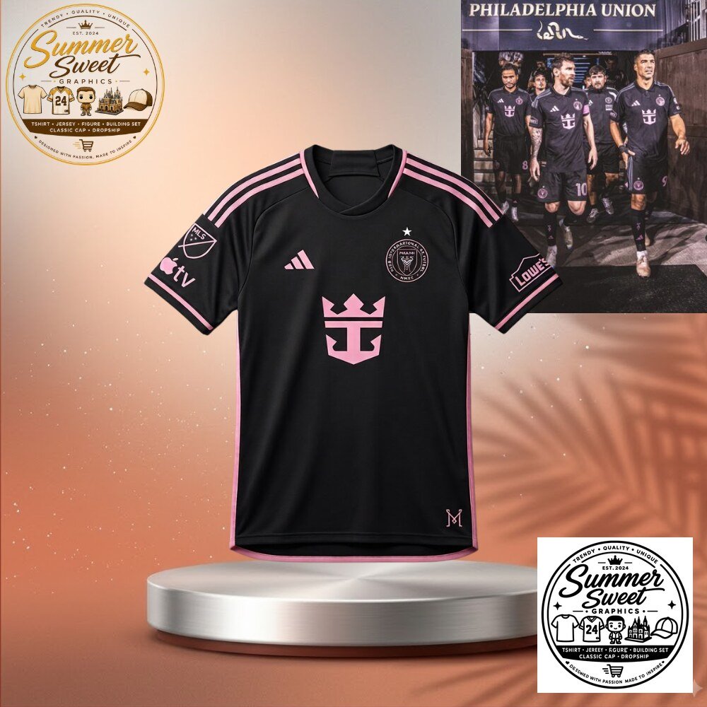 Inter Miami CF Black & Pink Soccer Jersey