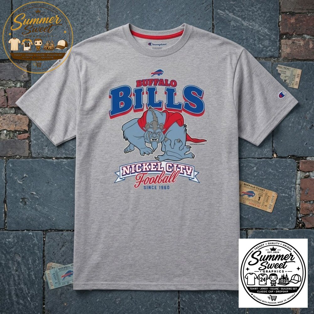 Buffalo Bills Nickel City Football T-Shirt Game Day Fan Apparel 4 Buffalo Bills Nickel City Football T-Shirt Game Day Fan Apparel