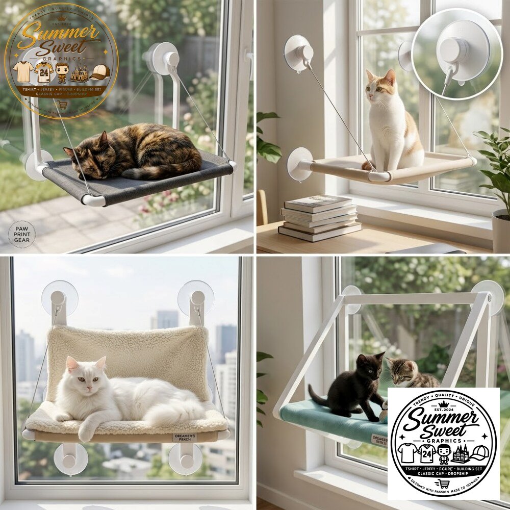 Heavy Duty Cat Window Perch Strong Suction Cup Cat Hammock 4 Heavy Duty Cat Window Perch Strong Suction Cup Cat Hammock