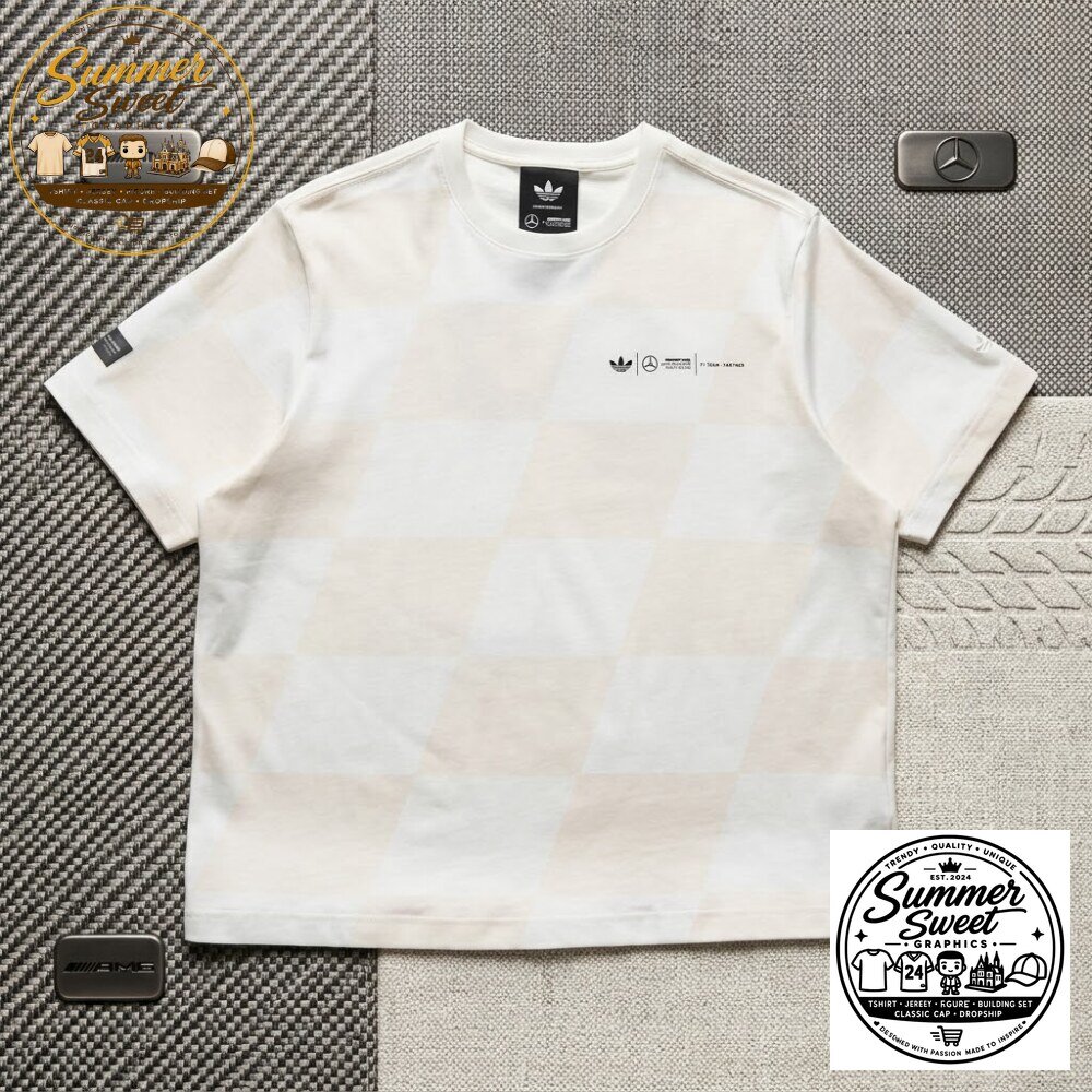 Bad Bunny x Mercedes F1 Racing T-Shirt Cream Graphic Tee 4 Bad Bunny x Mercedes F1 Racing T-Shirt Cream Graphic Tee