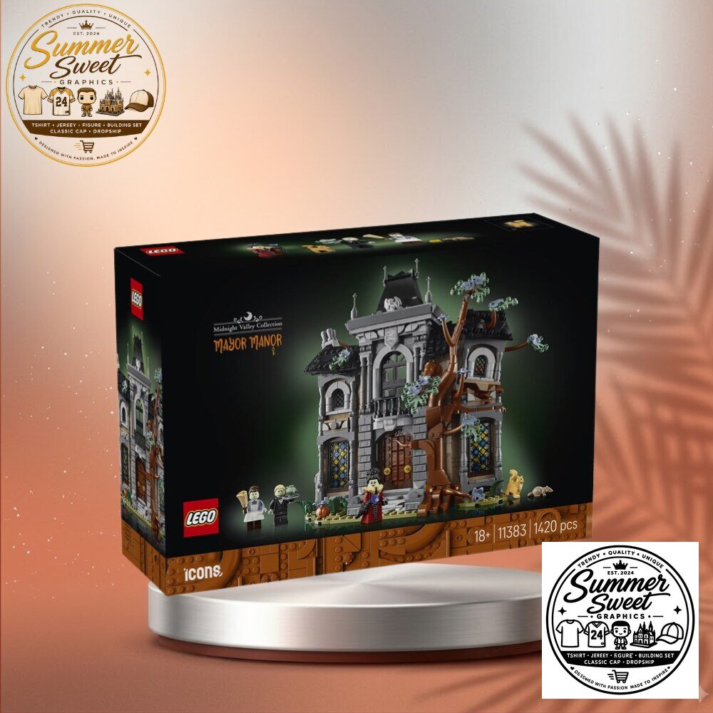 LEGO Icons Mayor Manor Halloween Midnight Valley Collection