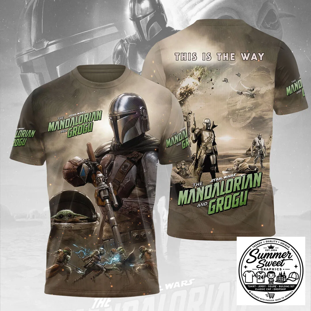 The Mandalorian and Grogu Star Wars This Is The Way All Over Print T-Shirt