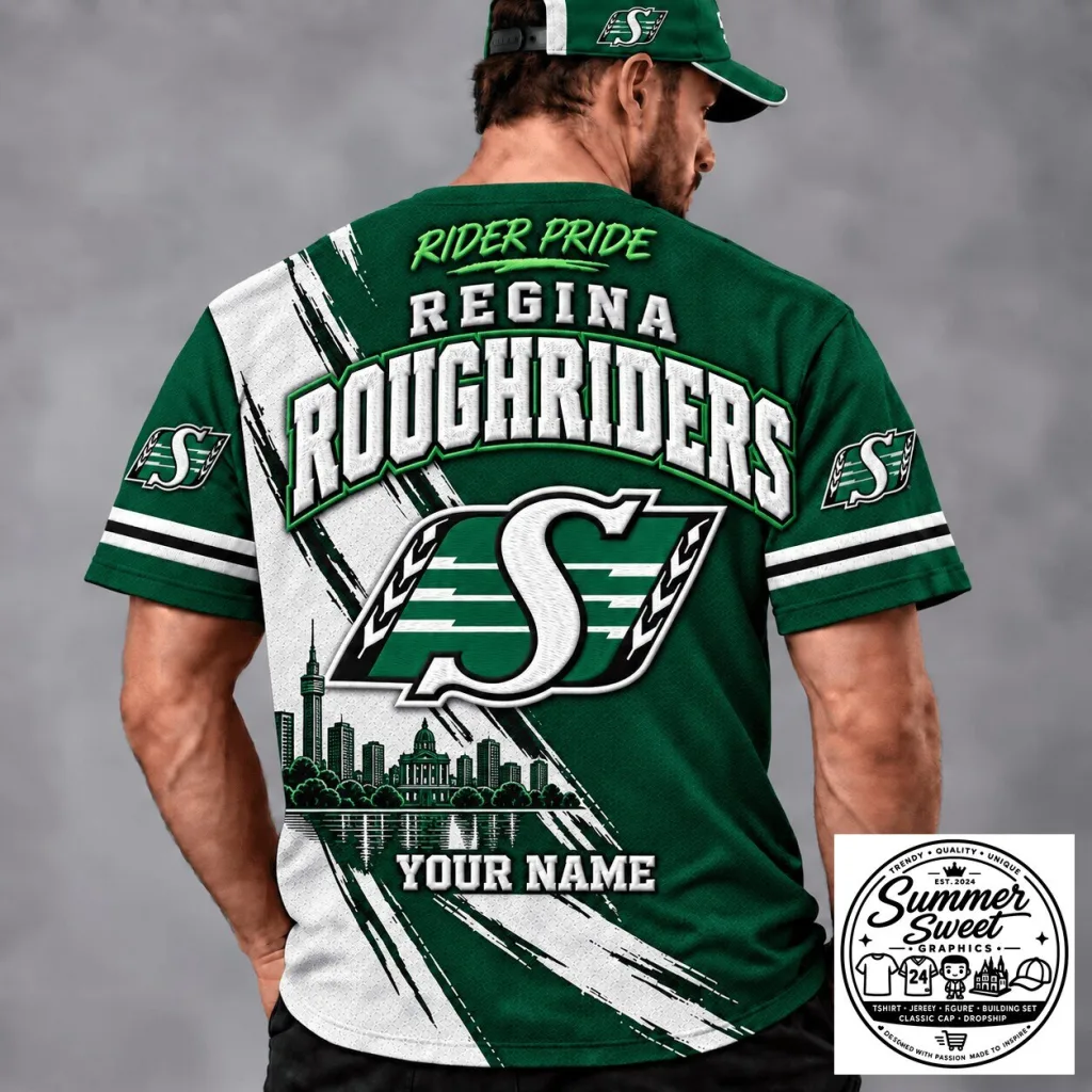 Saskatchewan Roughriders CFL Rider Pride Regina Personalized T-Shirt Saskatchewan Roughriders CFL Rider Pride Regina Personalized T-Shirt
