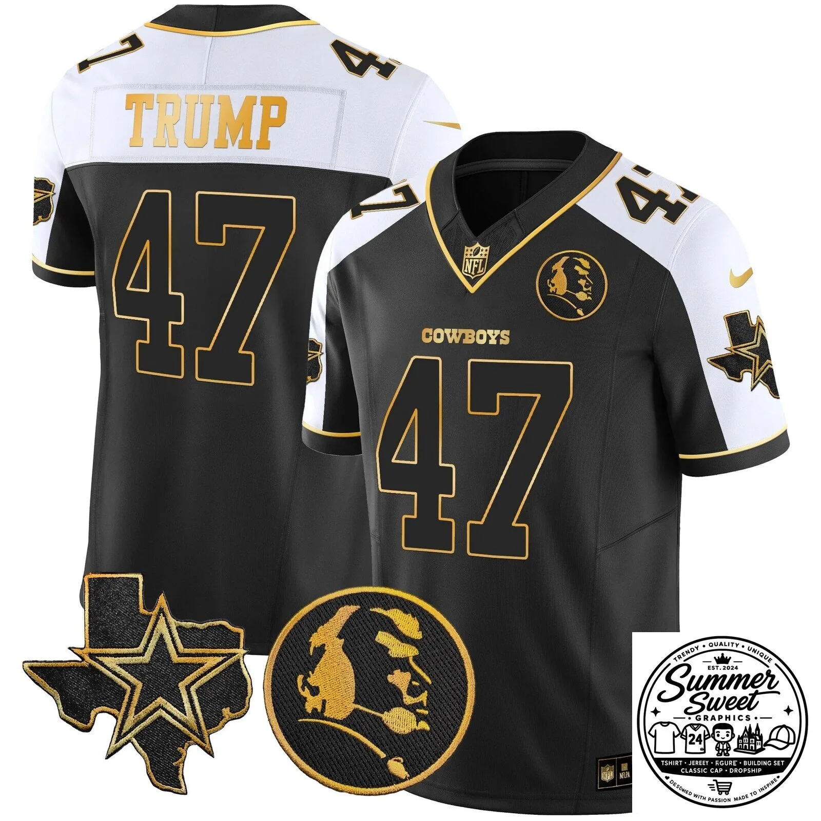 Dak Prescott Black Football Jersey for Dallas Cowboys by John Madden 39 Dak Prescott Black Football Jersey for Dallas Cowboys by John Madden