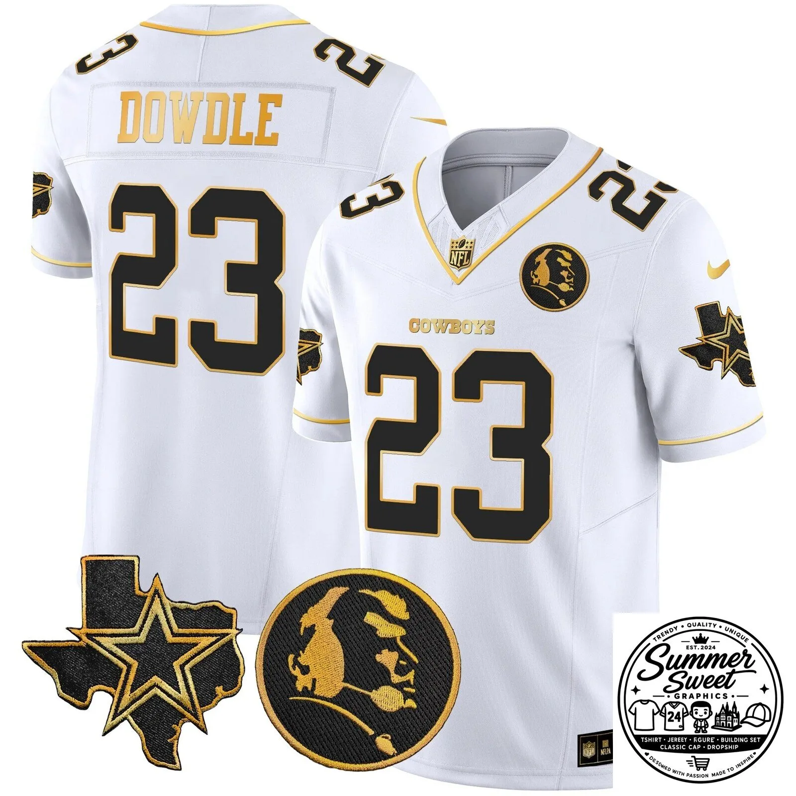 Dak Prescott Black Football Jersey for Dallas Cowboys by John Madden 41 Dak Prescott Black Football Jersey for Dallas Cowboys by John Madden