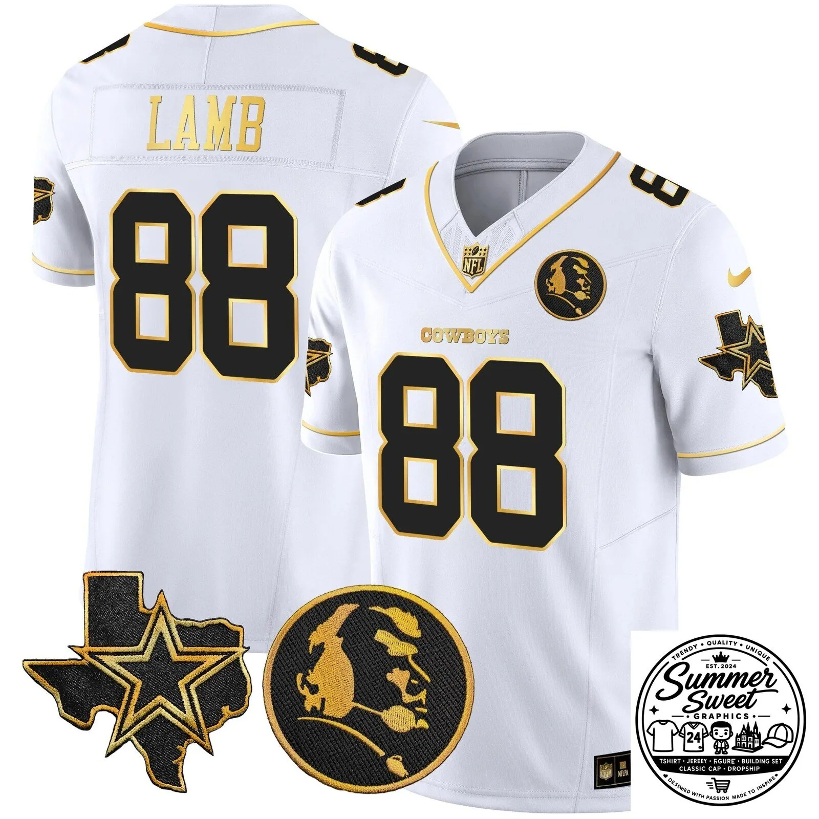 Dak Prescott Black Football Jersey for Dallas Cowboys by John Madden 42 Dak Prescott Black Football Jersey for Dallas Cowboys by John Madden