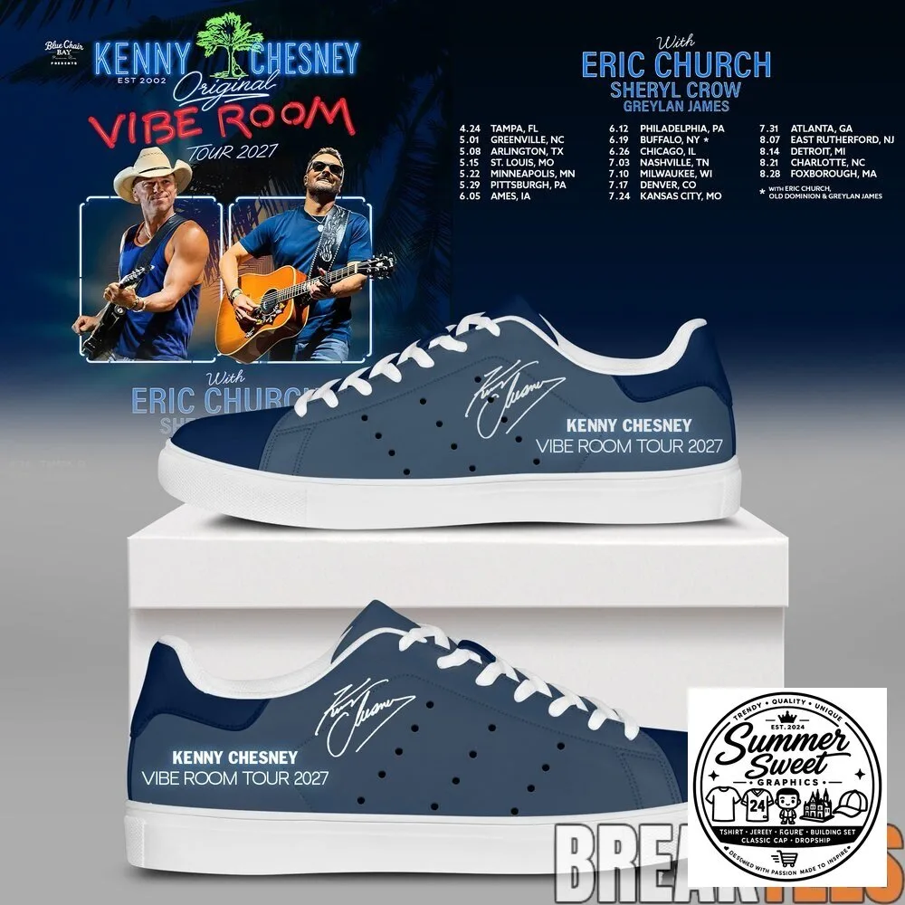 Kenny Chesney The Original Vibe Room Tour 2027 Stan Smith Shoes