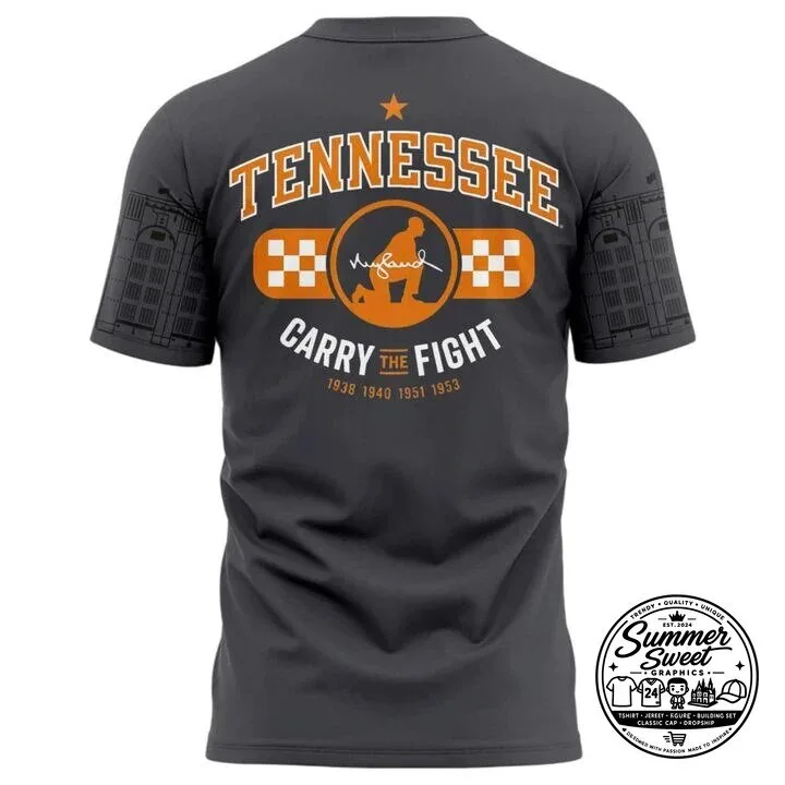 Tennessee Football Neyland Legacy Special Edition Charcoal Gray T-Shirt 7 Tennessee Football Neyland Legacy Special Edition Charcoal Gray T-Shirt