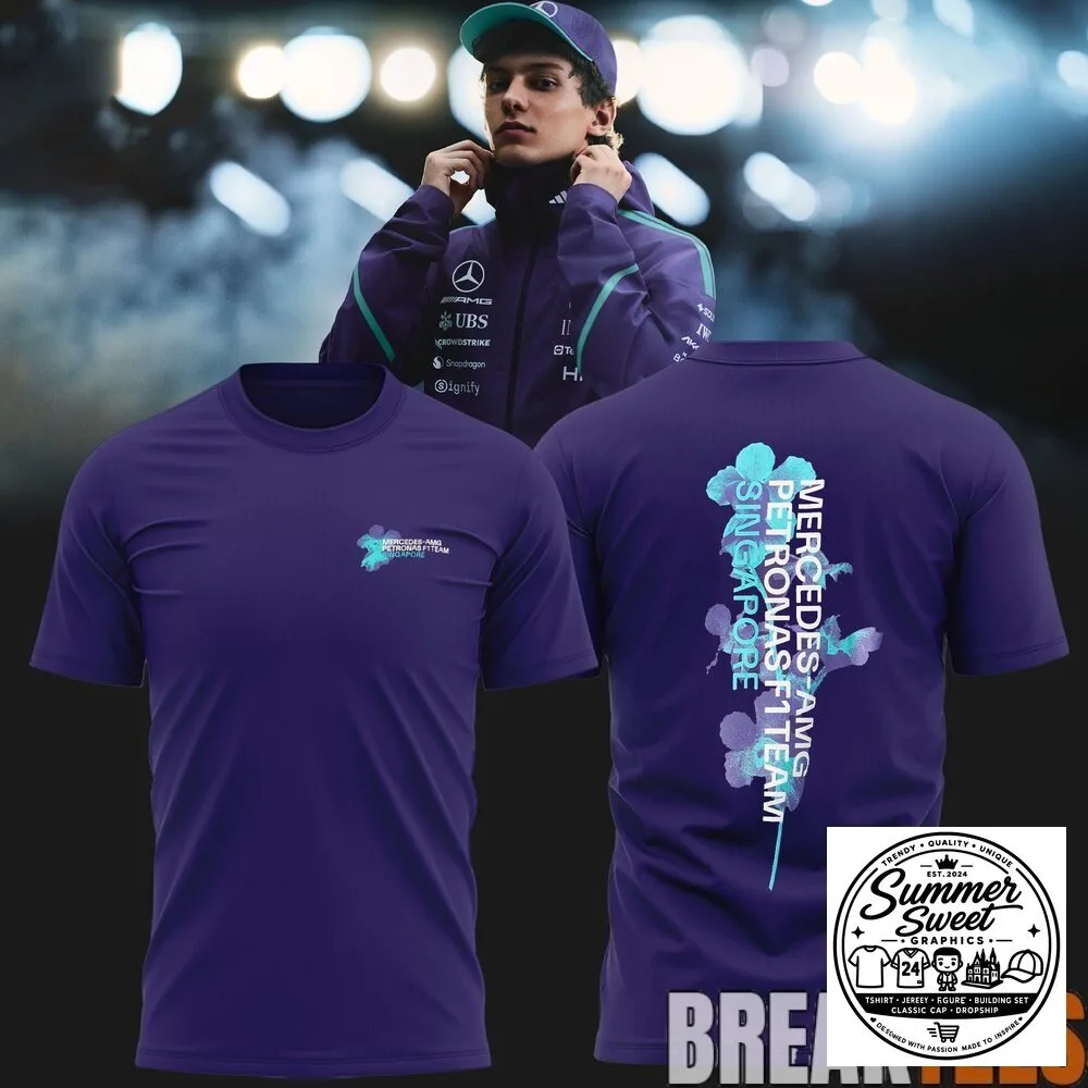 Mercedes-AMG Petronas F1 Team Vanda Bloom Singapore Grand Prix T-Shirt