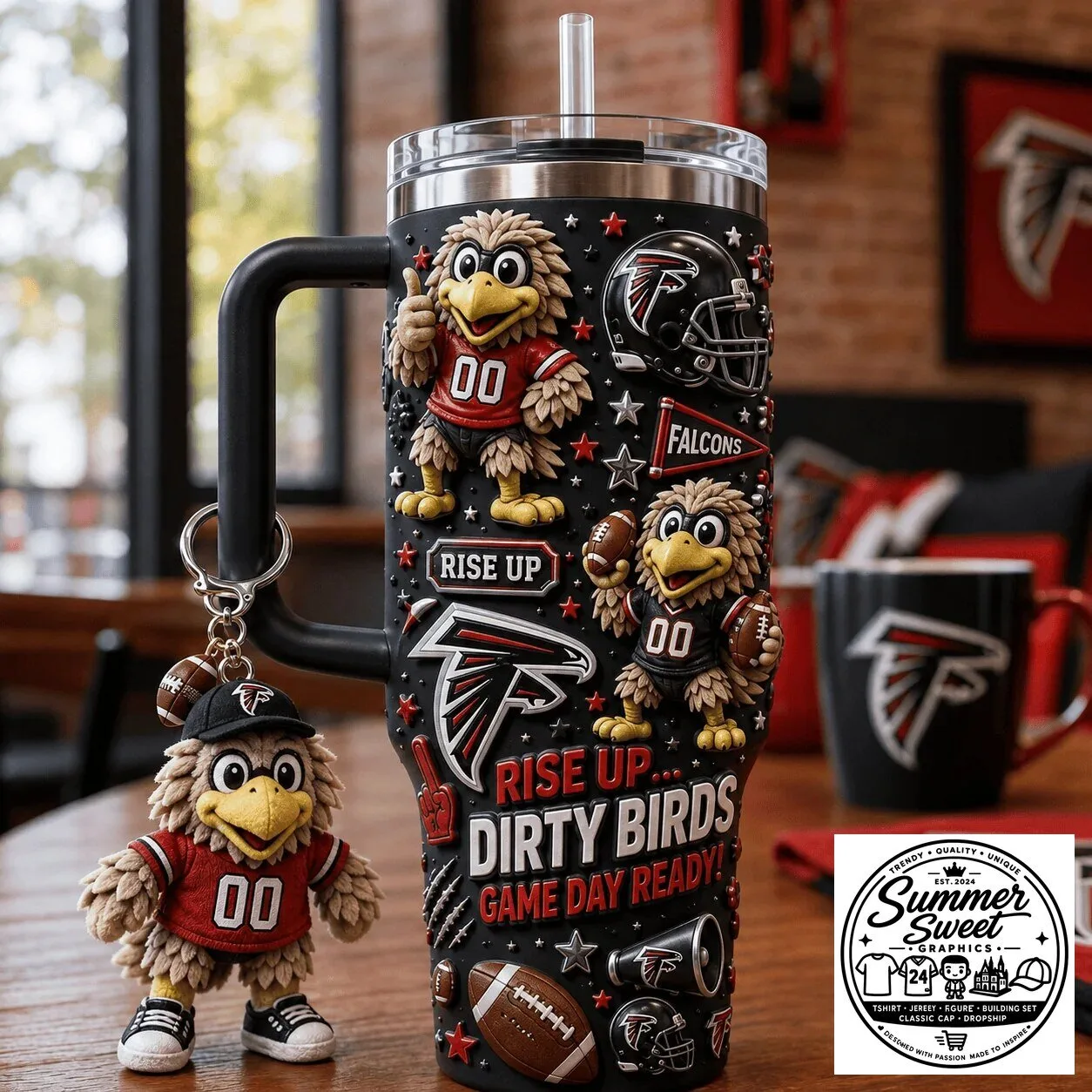 Atlanta Falcons Dirty Birds Game Day Ready Football Team Tumbler