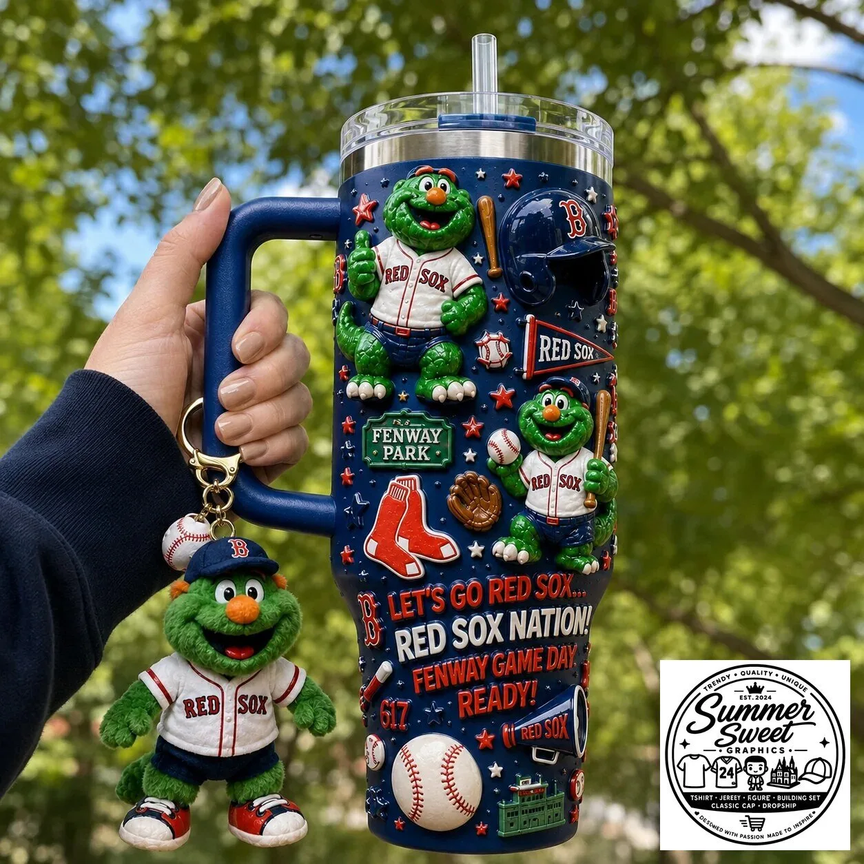 Boston Red Sox Fenway Park Baseball Team Insulated Tumbler with Handle 4 Boston Red Sox Fenway Park Baseball Team Insulated Tumbler with Handle