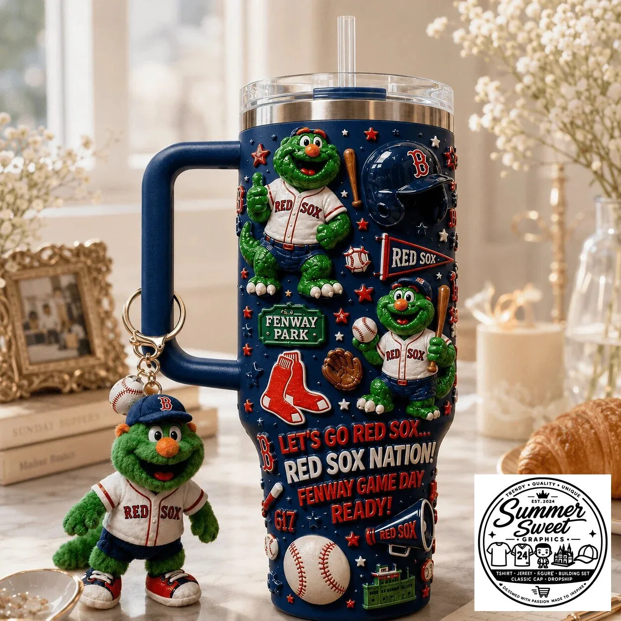 Boston Red Sox Fenway Park Baseball Team Insulated Tumbler with Handle 5 Boston Red Sox Fenway Park Baseball Team Insulated Tumbler with Handle