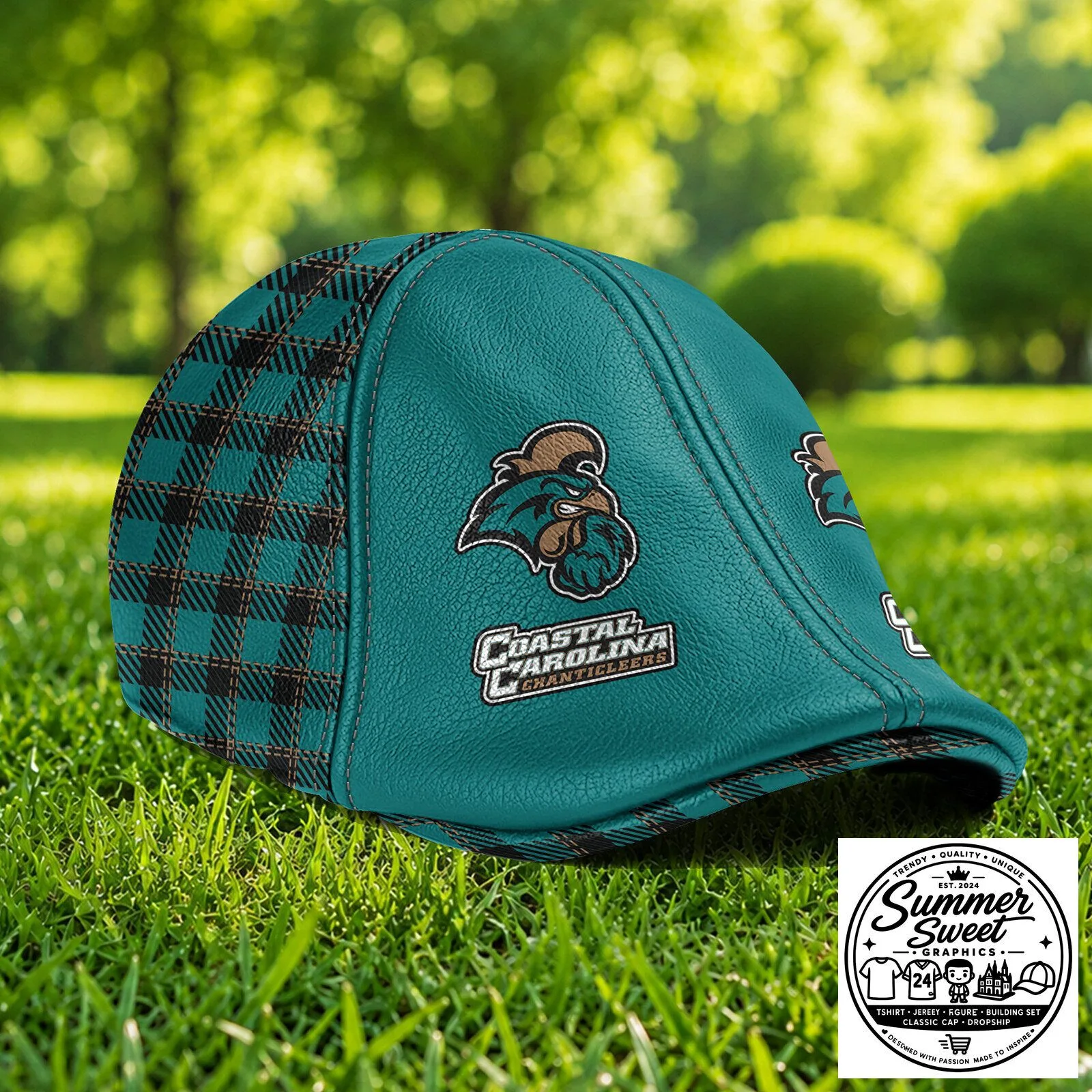 Coastal Carolina Chanticleers NCAA Ivy Cap Flat Cap 5 Coastal Carolina Chanticleers NCAA Ivy Cap Flat Cap