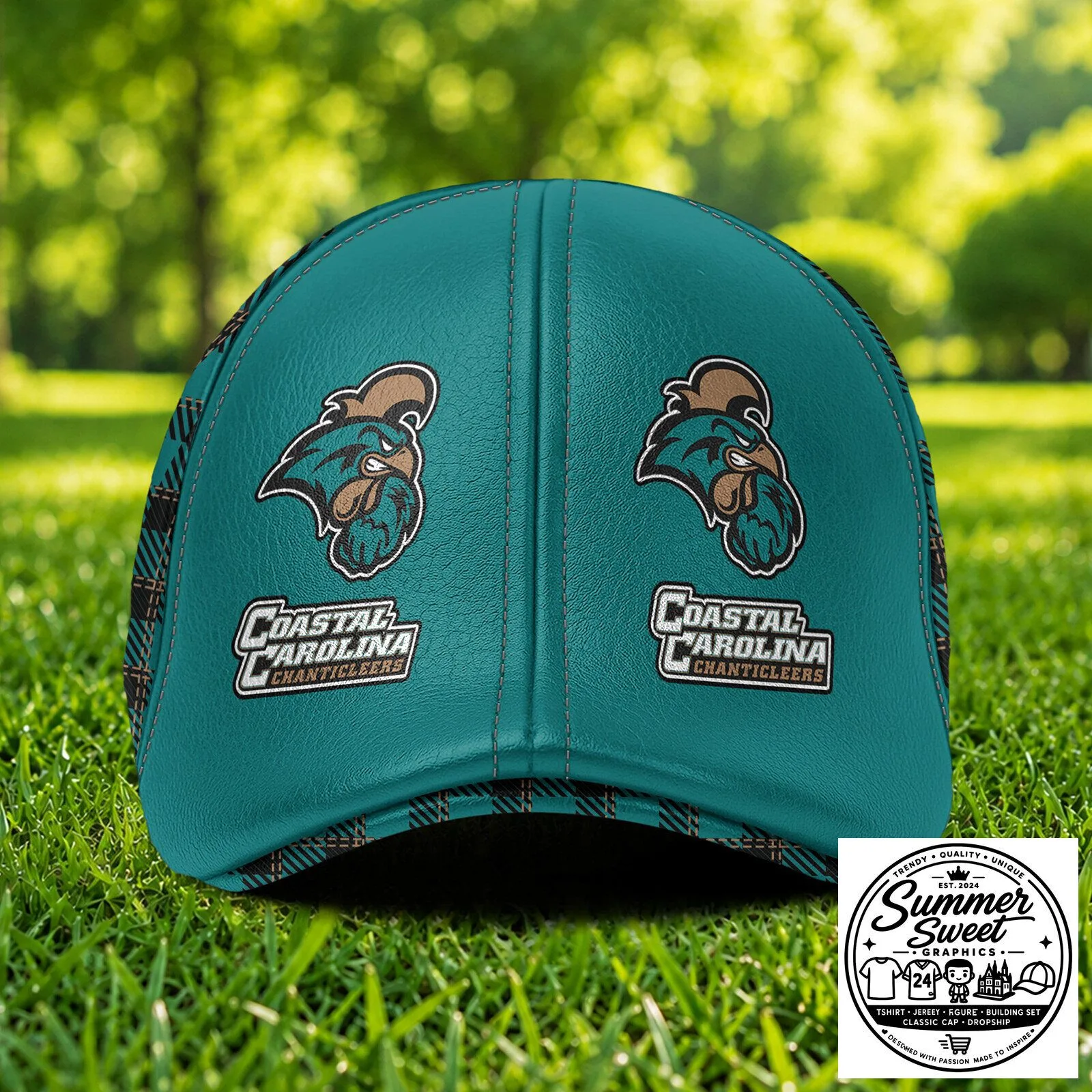Coastal Carolina Chanticleers NCAA Ivy Cap Flat Cap 6 Coastal Carolina Chanticleers NCAA Ivy Cap Flat Cap