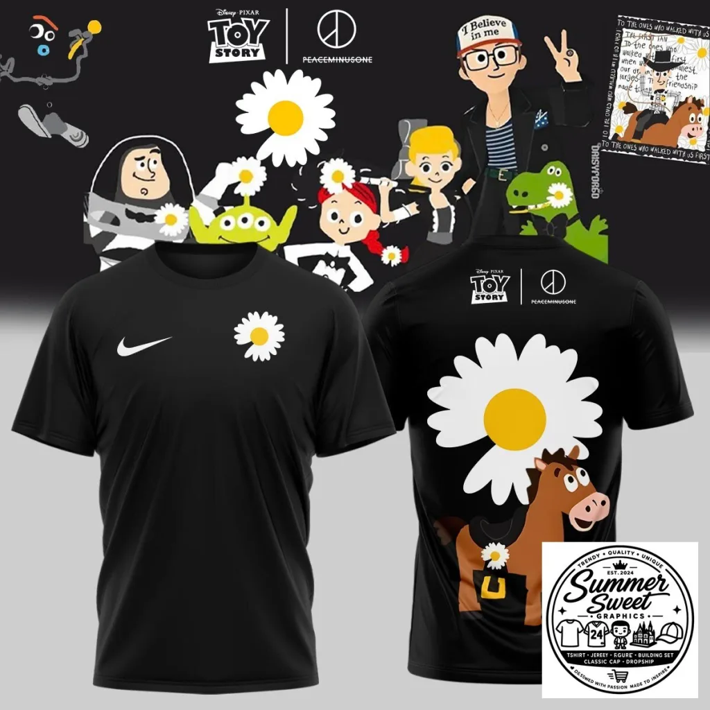TOY STORY T-Shirt in collaboration with G-Dragon’s PEACEMINUSONE TOY STORY T-Shirt in collaboration with G-Dragon’s PEACEMINUSONE