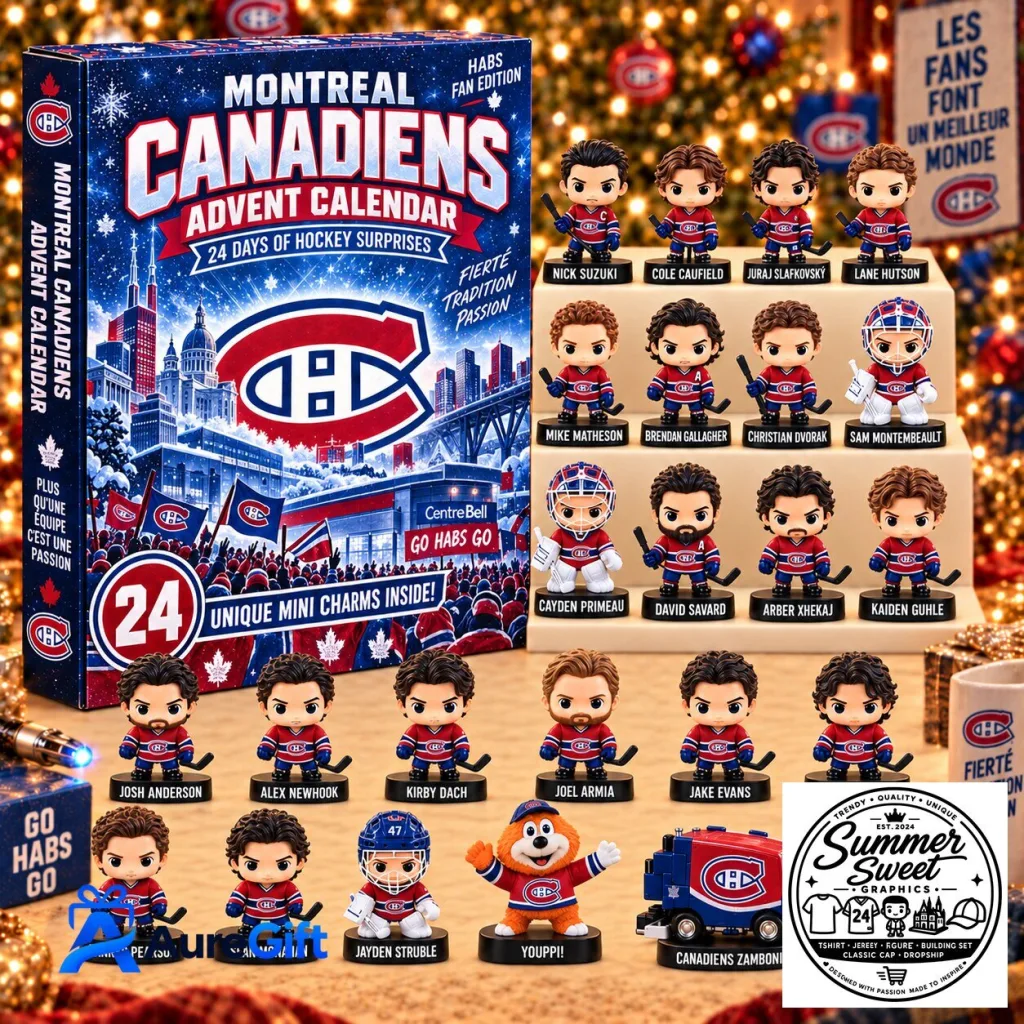 Montreal Canadiens NHL Hockey Team Advent Calendar 24 Days of Hockey Surprises Montreal Canadiens NHL Hockey Team Advent Calendar 24 Days of Hockey Surprises