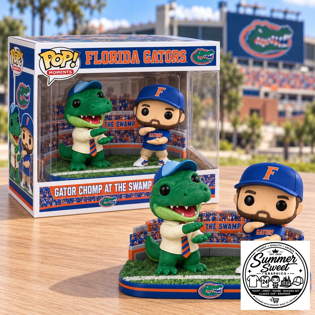 Florida Gators Funko Pop! Gator Chomp At The Swamp Collectible Figurine