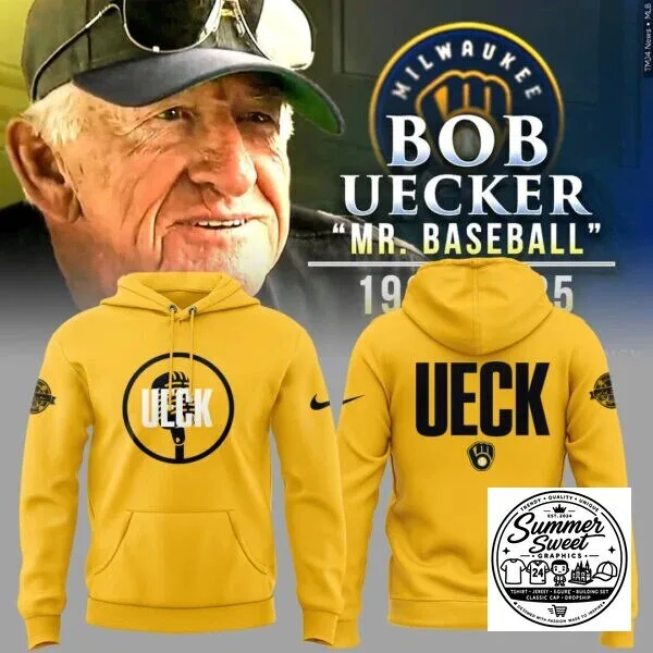 Bob Uecker Mr. Baseball Hoodie for Milwaukee Brewers Supporters