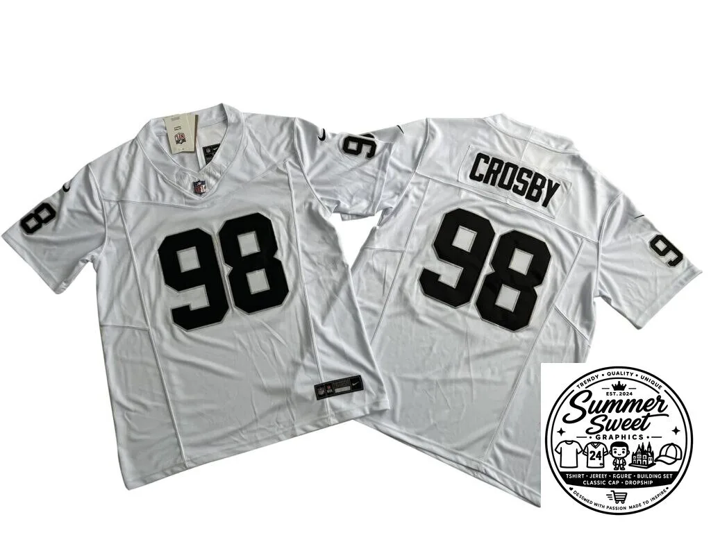 Maxx Crosby Las Vegas Raiders Football Jersey White