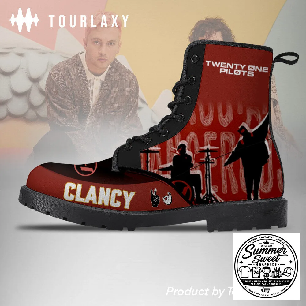 Twenty One Pilots Clancy Tour V2 Combat Boots 4 Twenty One Pilots Clancy Tour V2 Combat Boots