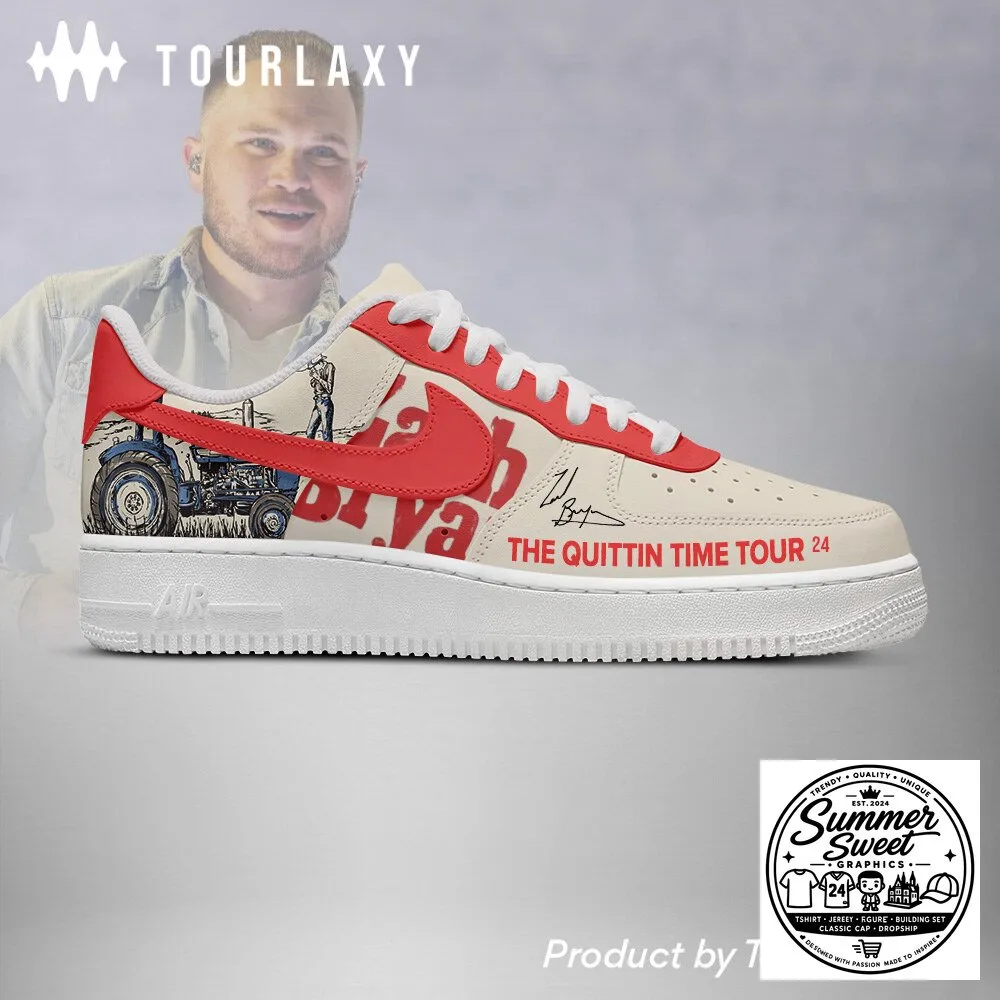 Zach Bryan The Quittin Time Tour 2024 Custom Printed Sneakers 5 Zach Bryan The Quittin Time Tour 2024 Custom Printed Sneakers