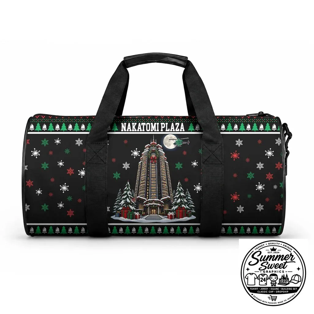 Nakatomi Plaza Christmas Party Ugly Sweater Style Duffle Bag
