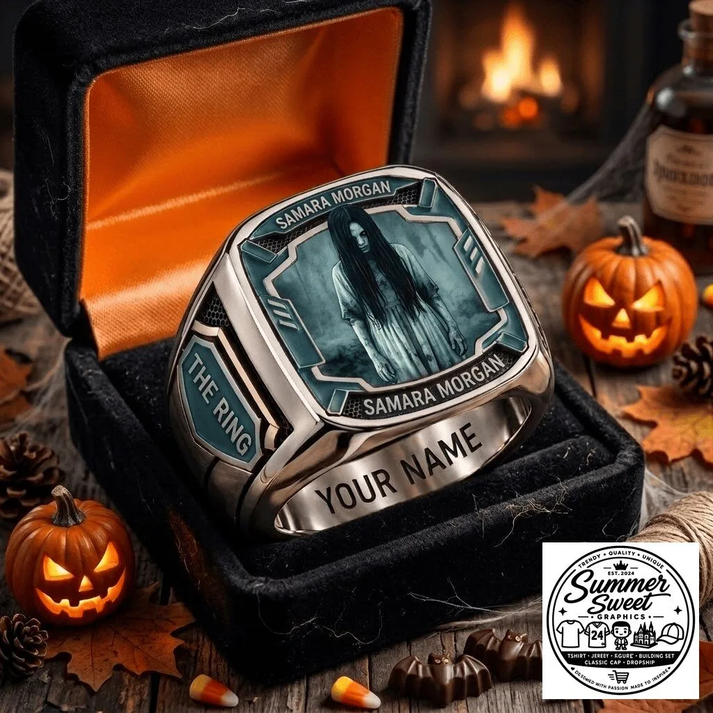 Samara Morgan The Ring Horror Movie Halloween Personalized Ring