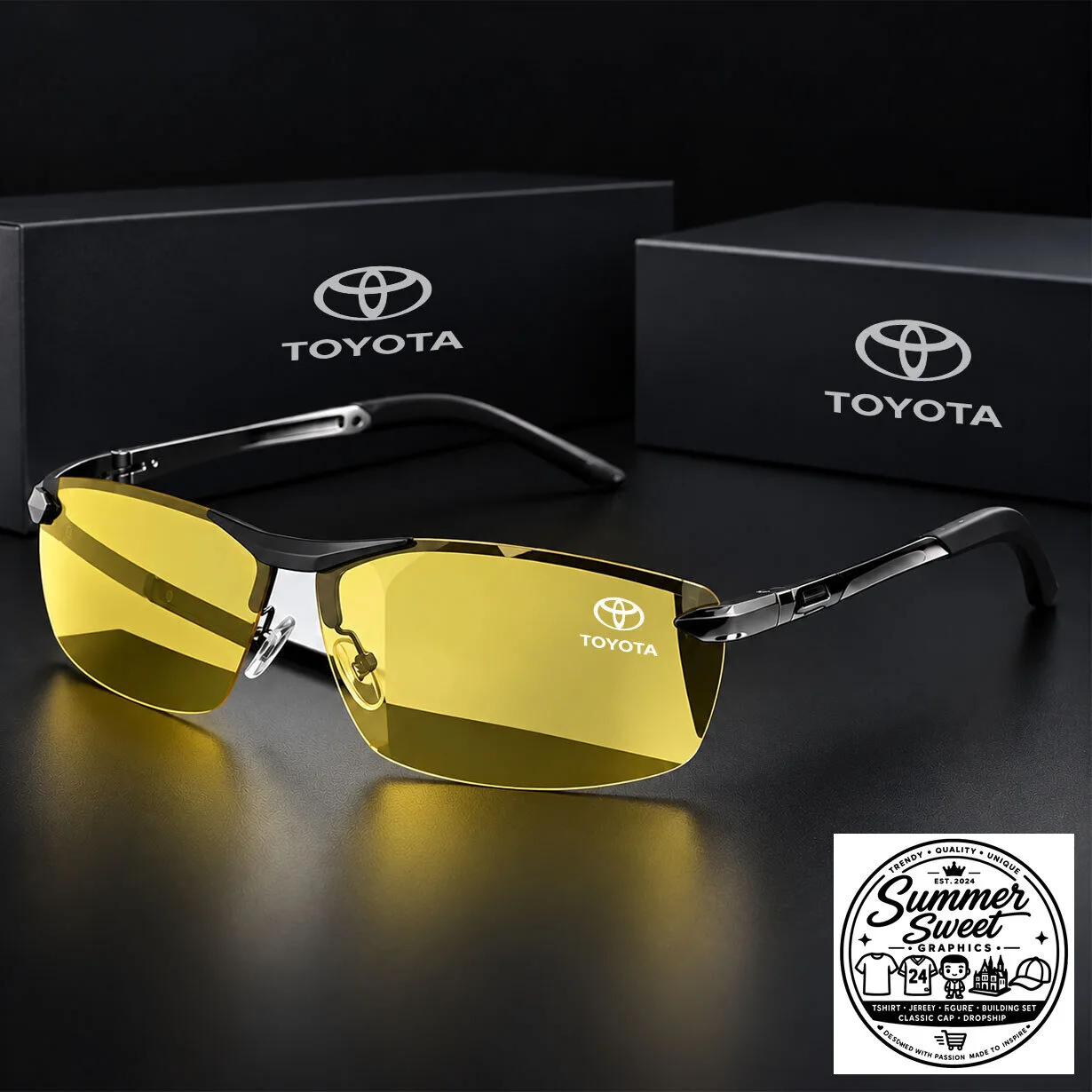 Toyota Sport Design Polarized Men's Driving Sunglasses 6 toyota sport design polarized men s driving sunglasses gallery 1