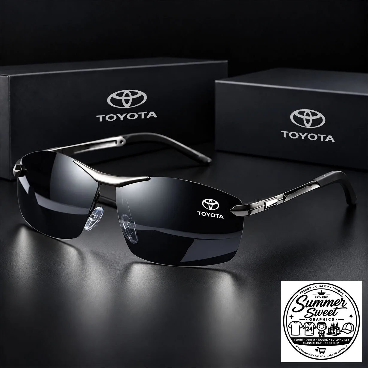 Toyota Sport Design Polarized Men's Driving Sunglasses 7 toyota sport design polarized men s driving sunglasses gallery 2
