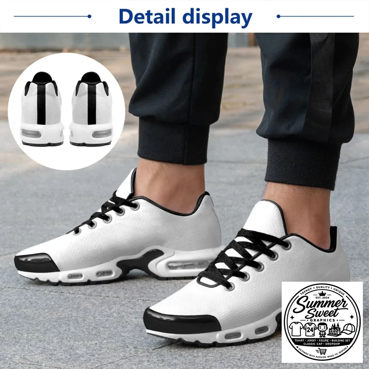 Rolls-Royce Monster Energy Custom Name Blue White Athletic Sneakers 4 Rolls-Royce Monster Energy Custom Name Blue White Athletic Sneakers