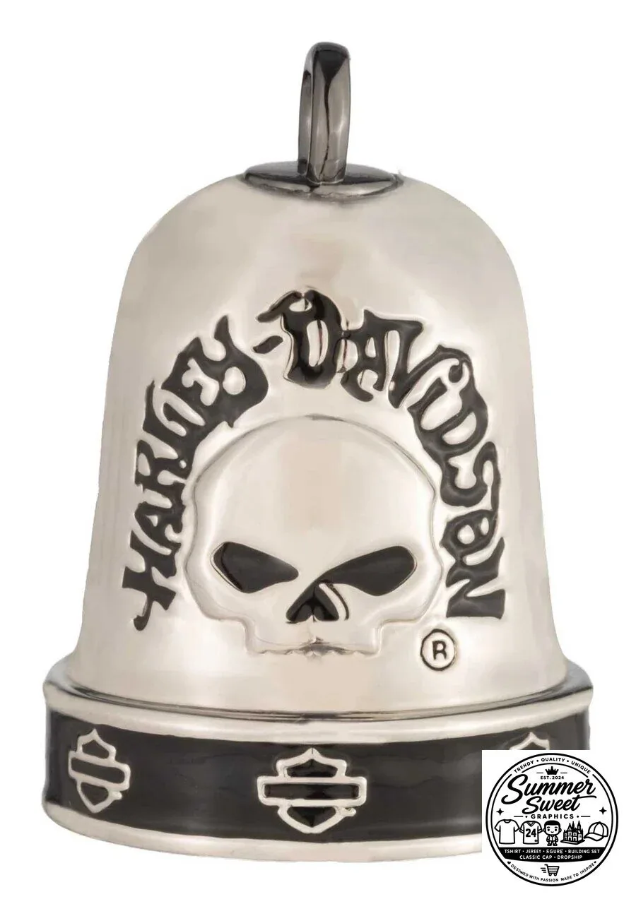 Harley-Davidson Willie G Skull Logo Motorcycle Ride Bell
