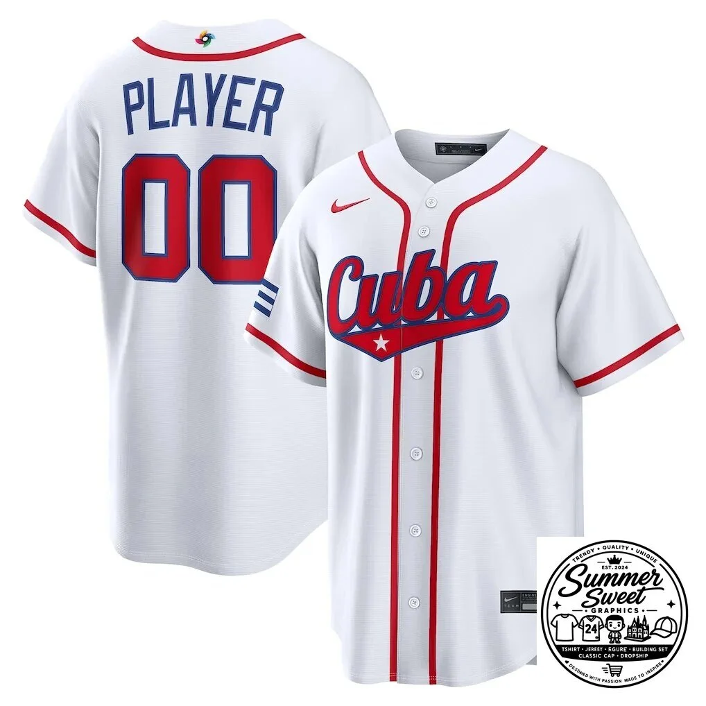 Cuba National Baseball Team 2026 World Baseball Classic Home Jersey
