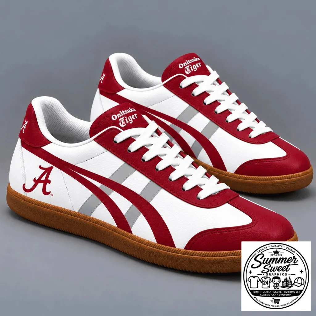 Alabama Crimson Tide Onitsuka Tiger Shoes Alabama Crimson Tide Onitsuka Tiger Shoes